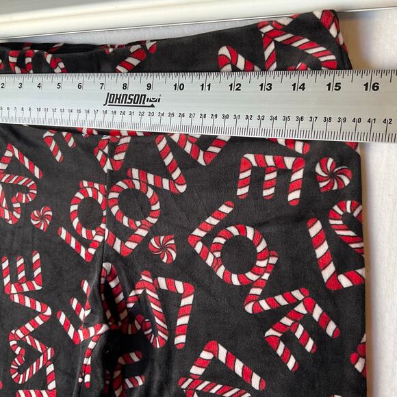 No Boundaries Women Pants size S/M Velvet Love Sugarcane Blue Red Girl’s size XL - Picture 2 of 9